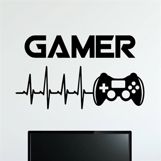 Gamer Joystick  3 - Wallstickers