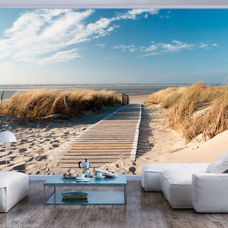 Fototapet - Nordsjöns strand, Langeoog