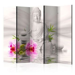 Rumsavdelare - Buddha and Orchids II [Room Dividers]