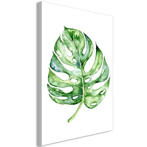 Tavla - Watercolor Monstera (1 Part) Vertical