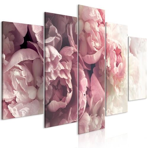 Tavla - Vintage Peonies (5 Parts) Wide