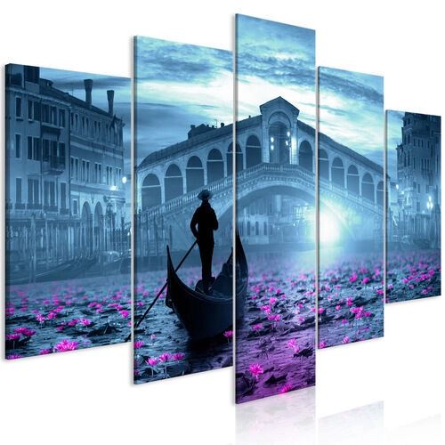 Tavla - Magic Venice (5 Parts) Wide Blue