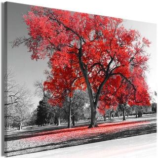 Tavla - Autumn in the Park (1 Part) Wide Red