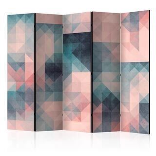 Rumsavdelare - Pixels (Green and Pink) II [Room Dividers]