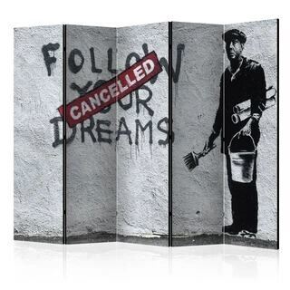 Rumsavdelare - Dreams Cancelled (Banksy) II [Room Dividers]