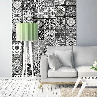 Tapet - Arabesque - Black& White