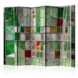 Rumsavdelare - Emerald Stained Glass II [Room Dividers]