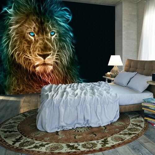 Fototapet - Abstract lion