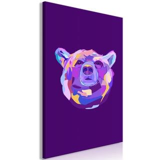 Tavla - Colourful Bear (1 Part) Vertical