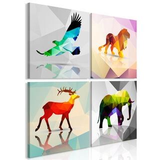 Tavla - Colourful Animals (4 Parts)