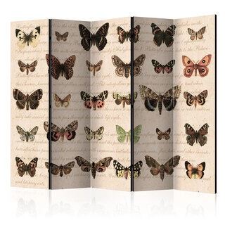 Rumsavdelare - Retro Style: Butterflies II [Room Dividers]