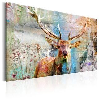 Tavla - Deer on Wood