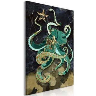 Tavla - Marble Octopus (1 Part) Vertical