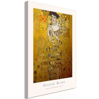 Tavla - Gustav Klimt - Portrait of Adele Bloch (1 Part) Vertical