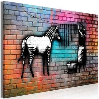 Tavla - Washing Zebra - Colourful Brick (1 Part) Wide