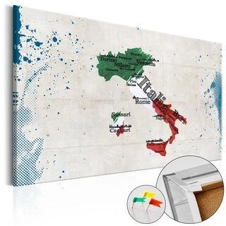 Anslagstavla - Italy [Cork Map]