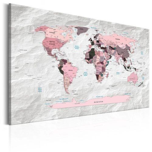 Tavla - World Map: Pink Continents