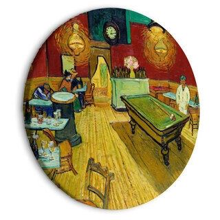 Rund tavla - The Night Café  (Vincent van Gogh)