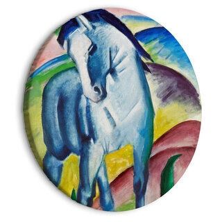 Rund tavla - Blue Horse (Franz Marc)