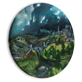 Rund tavla - View of Toledo (El Greco)