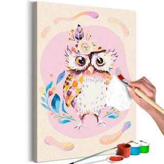 Gör-det-själv målningar - Owl Chic