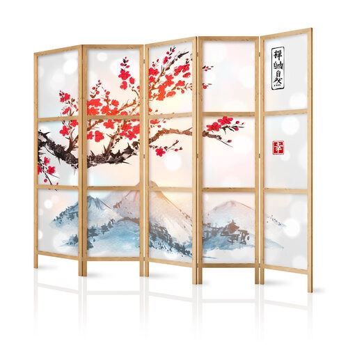 Japansk rumsavdelare - Japanese Style: Fuji Mountain II [Room Dividers]