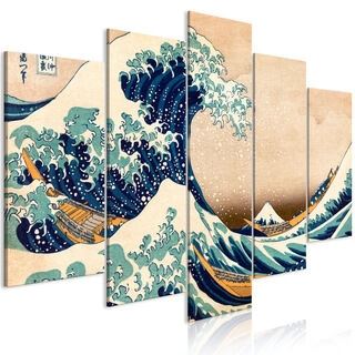 Tavla - The Great Wave off Kanagawa (5 Parts) Wide