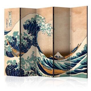 Rumsavdelare - Hokusai: The Great Wave off Kanagawa (Reproduction) II [Room Dividers]