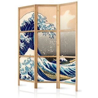 Japansk rumsavdelare - Great Wave in Kanagawa I