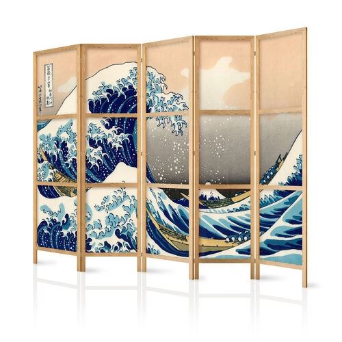 Japansk rumsavdelare - Great Wave in Kanagawa II