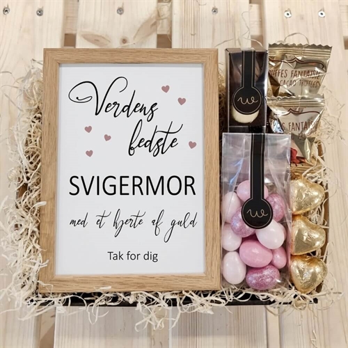 Presentkorg Kom ihåg att le & var glad