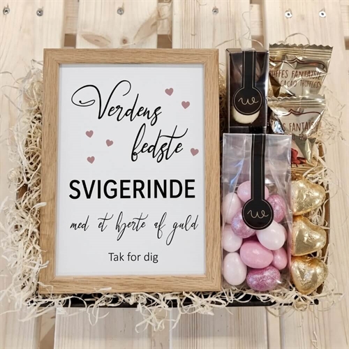 Presentkorg Kom ihåg att le & var glad