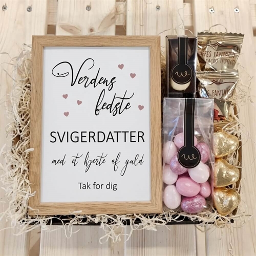 Presentkorg Kom ihåg att le & var glad