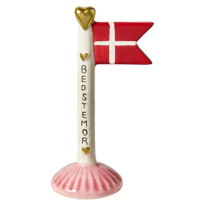 Flagga Mormors ljus H: 14cm