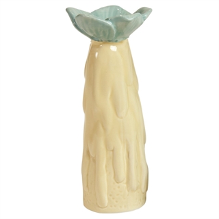 Vas blomma Gul H: 15 cm