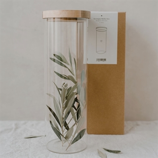 Förvaringsburk hjärta vit 31 cm