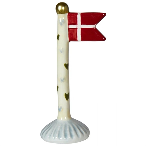Flaggmor/grå H: 14 cm keramik