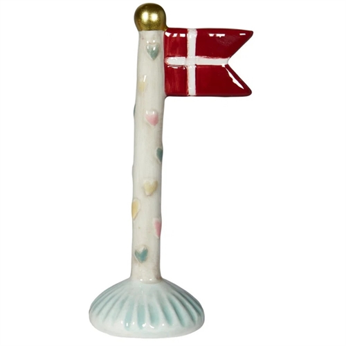 Flaggmor/grå H: 14 cm keramik