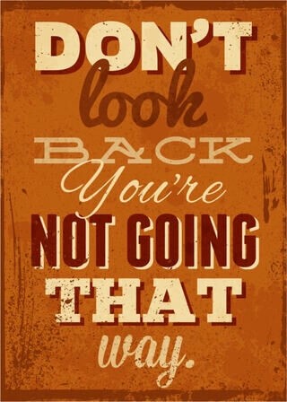 Poster - Don't look back