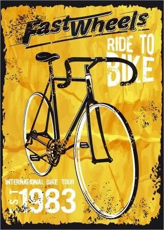 Poster - Ride to bike