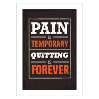 Poster - Pain is temporary