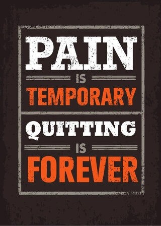 Poster - Pain is temporary