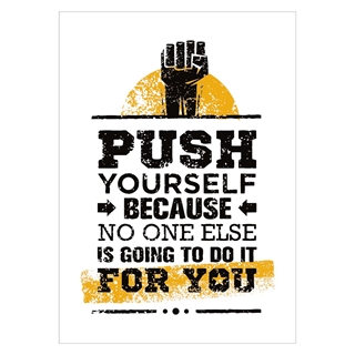 Poster - Push yourself