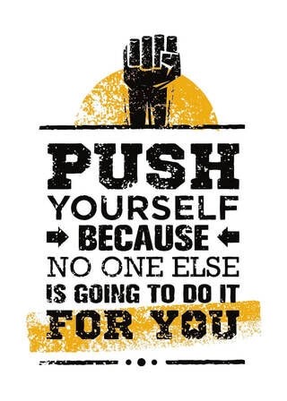 Poster - Push yourself