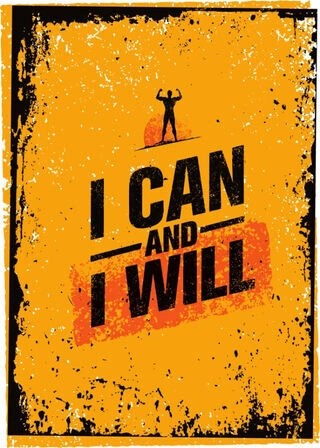 Poster - I can and I will