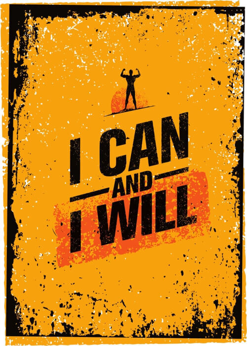 Poster - I can and I will