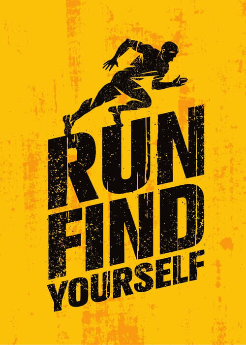 Poster - Run and find yourself