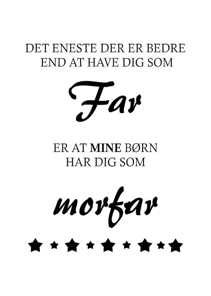 Poster - Med pappa och morfar/farfar