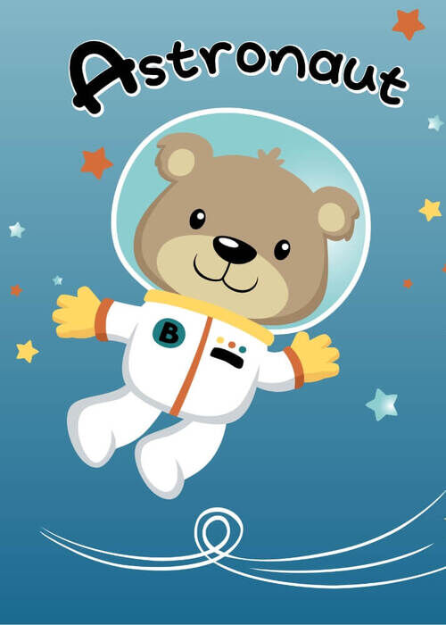 Poster - Astronaut Bear