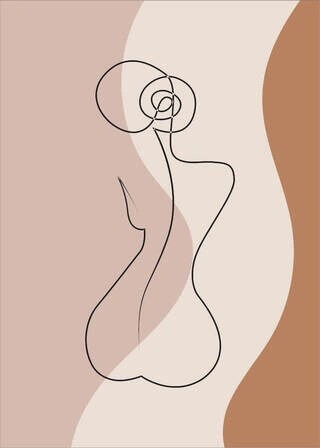 Posterer - Women body one line 3